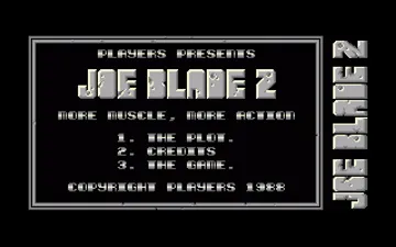 Joe Blade 2 screen shot title